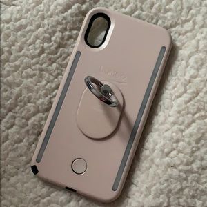 Lumee Duo Millenial Pink iPhone XS Case